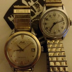 2 vintage men's luxury watches